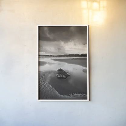 Clearing Storm on Washington Coast I by Alan Majchrowicz. shown as a paper print in a white frame. Available as a archival giclee rolled canvas, fine art paper, or poster print. SKU 43952h.