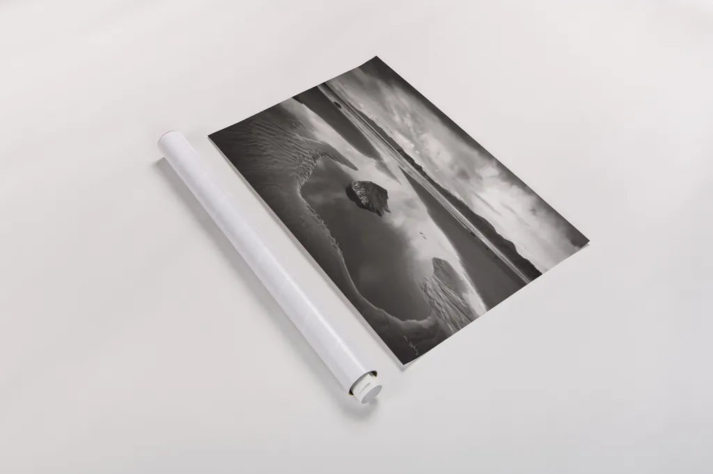 Clearing Storm on Washington Coast II by Alan Majchrowicz. shown as a rolled paper print. Available as archival giclee rolled canvas, fine art paper, or poster print. SKU 43953i.