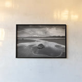 Clearing Storm on Washington Coast II by Alan Majchrowicz. shown as a paper print in a black flame. Available as a archival giclee rolled canvas, fine art paper, or poster print. SKU 43953i.