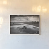 Clearing Storm on Washington Coast II by Alan Majchrowicz. shown as a paper print in a white frame. Available as a archival giclee rolled canvas, fine art paper, or poster print. SKU 43953i.