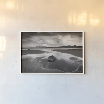 Clearing Storm on Washington Coast II by Alan Majchrowicz. shown as a paper print in a white frame. Available as a archival giclee rolled canvas, fine art paper, or poster print. SKU 43953i.