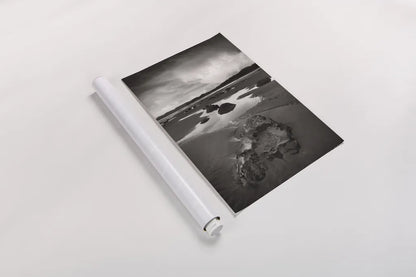 Clearing Storm on Washington Coast V by Alan Majchrowicz. shown as a rolled paper print. Available as archival giclee rolled canvas, fine art paper, or poster print. SKU 43955h.