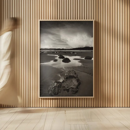 Clearing Storm on Washington Coast V by Alan Majchrowicz. shown as over sized large wall art. Available as an archival giclee rolled canvas, fine art paper, or poster print. SKU 43955h.