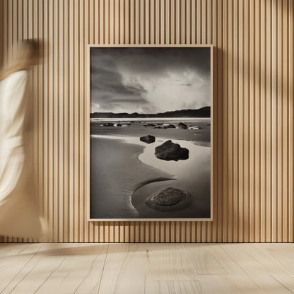 Clearing Storm on Washington Coast VII by Alan Majchrowicz. shown as over sized large wall art. Available as an archival giclee rolled canvas, fine art paper, or poster print. SKU 43957h.