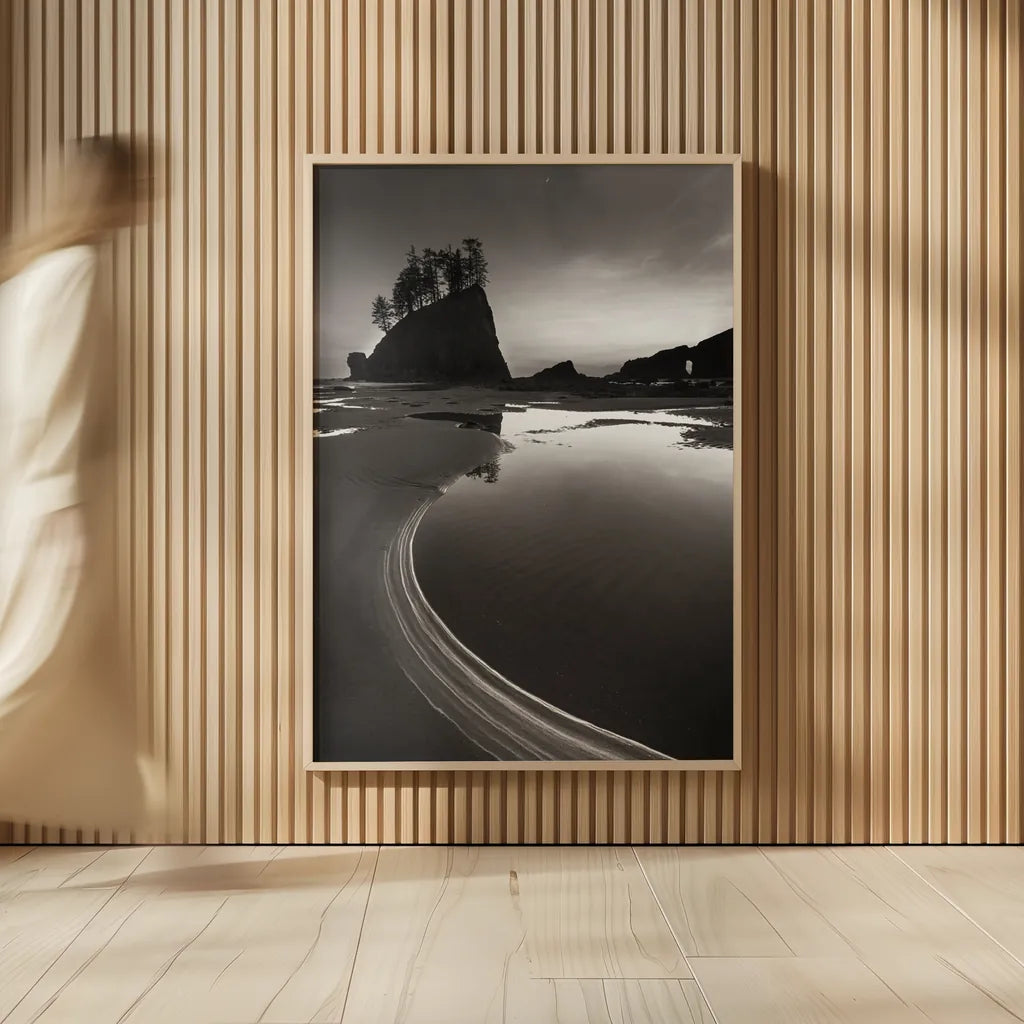 Coastal Evening by Alan Majchrowicz. shown as over sized large wall art. Available as an archival giclee rolled canvas, fine art paper, or poster print. SKU 64539h.