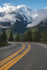 Colonial Peak and North Cascades Highway by Alan Majchrowicz. SKU 101143h. Archival Giclee Fine art print for wall decor.