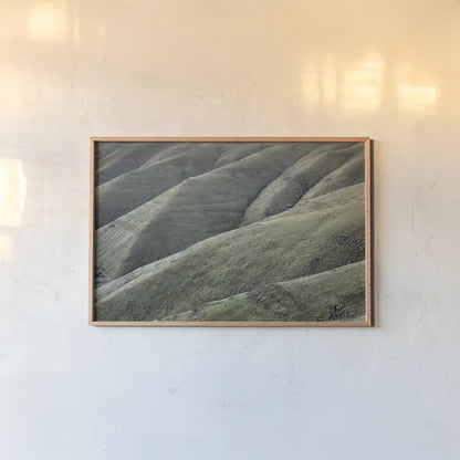 Columbia Plateau Oregon by Alan Majchrowicz. shown as a paper print in a natural frame. Available as a archival giclee rolled canvas, fine art paper, or poster print. SKU 63239i.