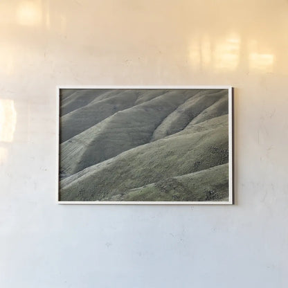Columbia Plateau Oregon by Alan Majchrowicz. shown as a paper print in a white frame. Available as a archival giclee rolled canvas, fine art paper, or poster print. SKU 63239i.