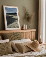 Columbia River Gorge by Alan Majchrowicz. shown as a paper print in a natural frame. Available as a archival giclee rolled canvas, fine art paper, or poster print. SKU 63238h.
