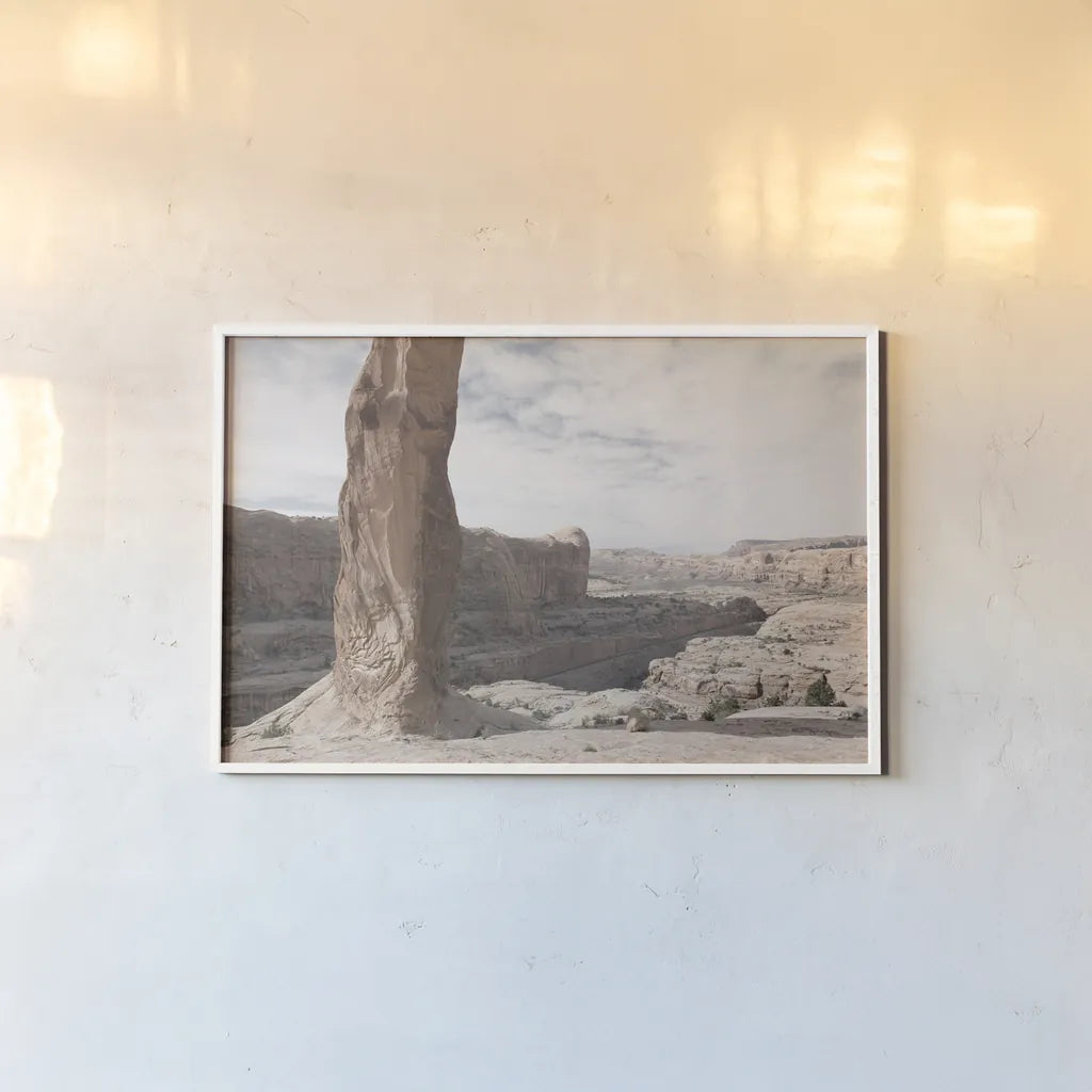 Corona Arch by Alan Majchrowicz. shown as a paper print in a white frame. Available as a archival giclee rolled canvas, fine art paper, or poster print. SKU 86298i.