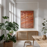 Coyote Buttes IV by Alan Majchrowicz. shown as a print in a natural wood frame in a dining room. Available as a archival giclee rolled canvas, fine art paper, or poster print. SKU 53283h.