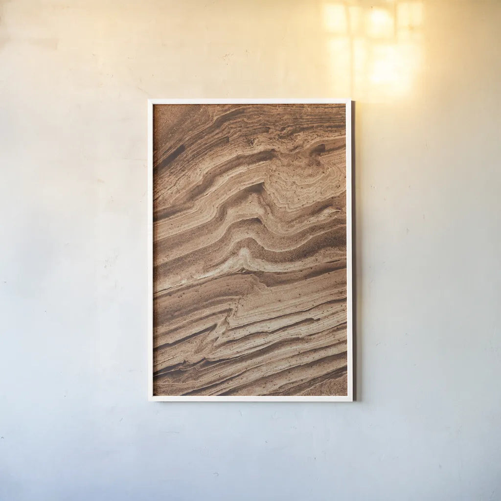 Coyote Buttes IV Autumn by Alan Majchrowicz. shown as a paper print in a white frame. Available as a archival giclee rolled canvas, fine art paper, or poster print. SKU 67365h.