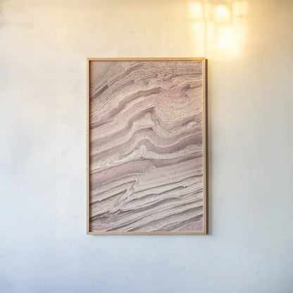 Coyote Buttes IV Blush by Alan Majchrowicz. shown as a paper print in a natural frame. Available as a archival giclee rolled canvas, fine art paper, or poster print. SKU 53656h.