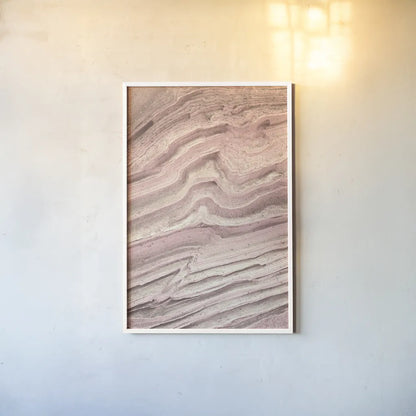 Coyote Buttes IV Blush by Alan Majchrowicz. shown as a paper print in a white frame. Available as a archival giclee rolled canvas, fine art paper, or poster print. SKU 53656h.