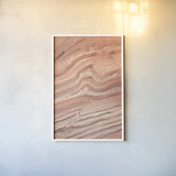 Coyote Buttes IV Blush Orange by Alan Majchrowicz. shown as a paper print in a white frame. Available as a archival giclee rolled canvas, fine art paper, or poster print. SKU 59312h.