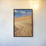 Coyote Buttes V by Alan Majchrowicz. shown as a paper print in a black flame. Available as a archival giclee rolled canvas, fine art paper, or poster print. SKU 53284h.