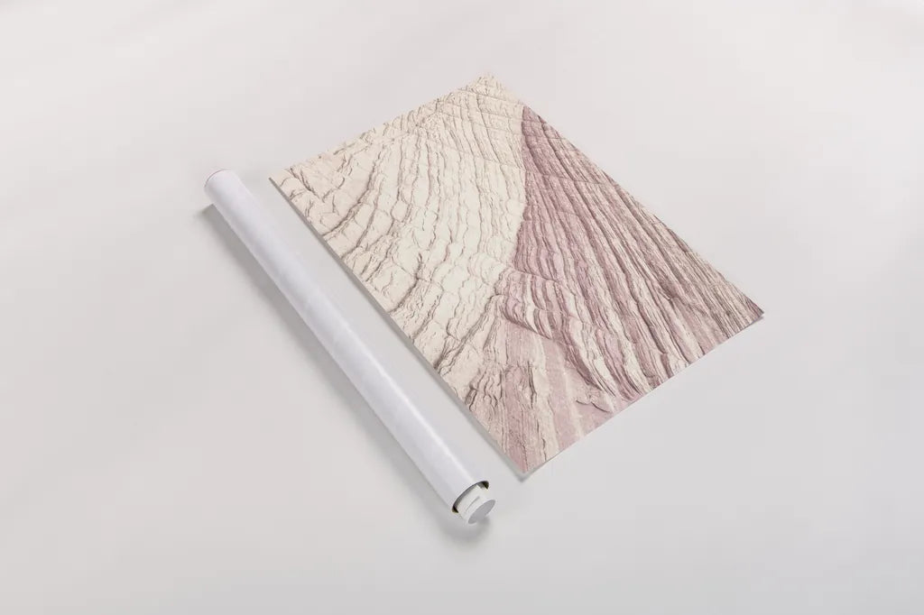 Coyote Buttes VI Blush by Alan Majchrowicz. shown as a rolled paper print. Available as archival giclee rolled canvas, fine art paper, or poster print. SKU 53658i.