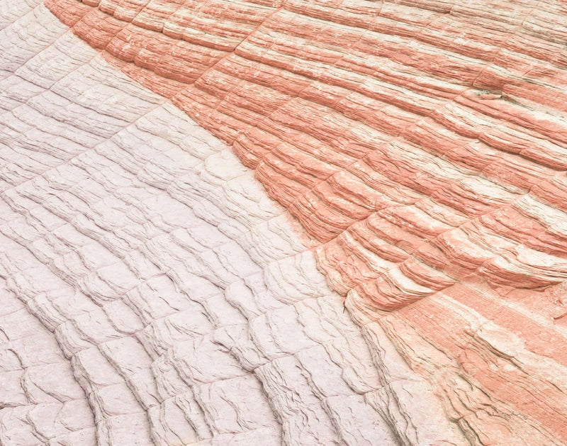 Coyote Buttes VI Blush Orange Crop by Alan Majchrowicz