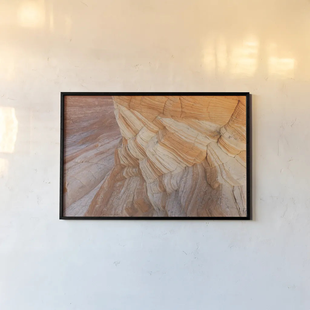 Coyote Buttes VII by Alan Majchrowicz. shown as a paper print in a black flame. Available as a archival giclee rolled canvas, fine art paper, or poster print. SKU 53286i.