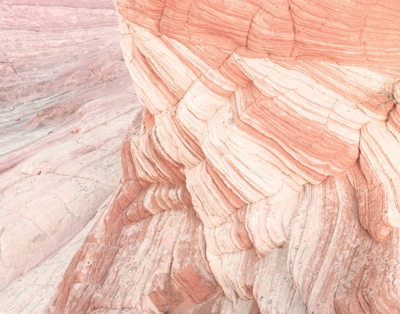 Coyote Buttes VII Blush Orange Crop by Alan Majchrowicz