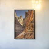 Crack Canyon II by Alan Majchrowicz. shown as a paper print in a black flame. Available as a archival giclee rolled canvas, fine art paper, or poster print. SKU 53588h.