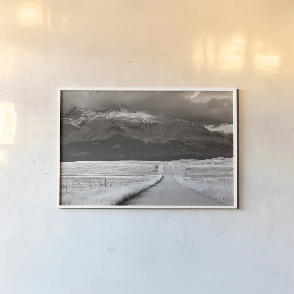Crossroads Crop by Alan Majchrowicz. shown as a paper print in a white frame. Available as a archival giclee rolled canvas, fine art paper, or poster print. SKU 15259i.