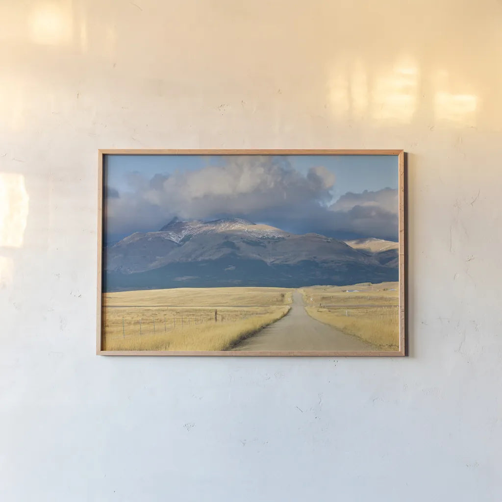 Crossroads in Color by Alan Majchrowicz. shown as a paper print in a natural frame. Available as a archival giclee rolled canvas, fine art paper, or poster print. SKU 15639i.