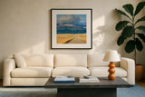 Crossroads in Color Crop by Alan Majchrowicz. Displayed in a glass frame with matte in a clean modern living room. Available as an archival giclee rolled canvas, fine art paper, or poster print. SKU 15639a.