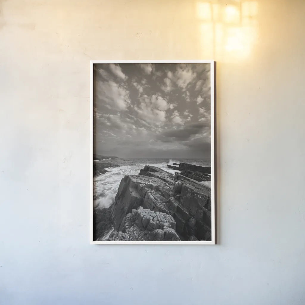 Daleys Point by Alan Majchrowicz. shown as a paper print in a white frame. Available as a archival giclee rolled canvas, fine art paper, or poster print. SKU 88893h.