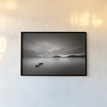 Deception Pass by Alan Majchrowicz. shown as a paper print in a black flame. Available as a archival giclee rolled canvas, fine art paper, or poster print. SKU 88898i.