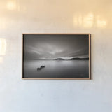 Deception Pass by Alan Majchrowicz. shown as a paper print in a natural frame. Available as a archival giclee rolled canvas, fine art paper, or poster print. SKU 88898i.