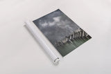 Diablo Dam by Alan Majchrowicz. shown as a rolled paper print. Available as archival giclee rolled canvas, fine art paper, or poster print. SKU 101144h.