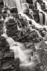Falls on McDonald Creek by Alan Majchrowicz. SKU 43795h. Archival Giclee Fine art print for wall decor.