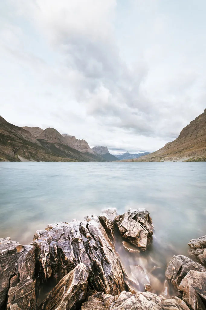Glacier Lake by Alan Majchrowicz. SKU 77220h. Archival Giclee Fine art print for wall decor.