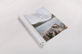 Glacier Lake by Alan Majchrowicz. shown as a rolled paper print. Available as archival giclee rolled canvas, fine art paper, or poster print. SKU 77220h.