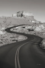 Goblin Valley State Park Rd BW by Alan Majchrowicz. SKU 81527h. Archival Giclee Fine art print for wall decor.