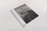 Goblin Valley State Park Rd BW by Alan Majchrowicz. shown as a rolled paper print. Available as archival giclee rolled canvas, fine art paper, or poster print. SKU 81527h.