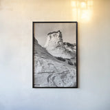 Grand Staircase I BW by Alan Majchrowicz. shown as a paper print in a black flame. Available as a archival giclee rolled canvas, fine art paper, or poster print. SKU 53665h.
