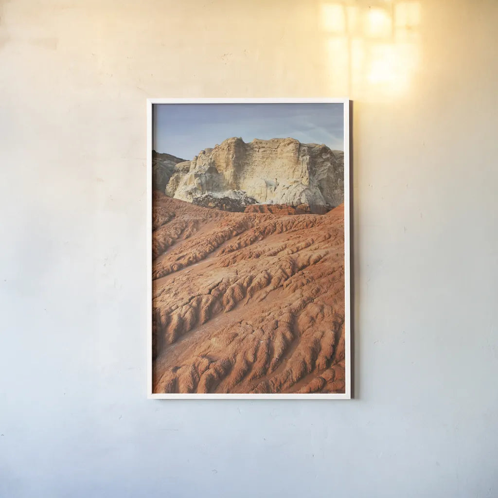 Grand Staircase II by Alan Majchrowicz. shown as a paper print in a white frame. Available as a archival giclee rolled canvas, fine art paper, or poster print. SKU 53586h.