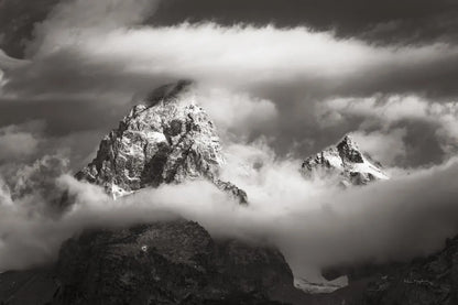 Grand Teton Clouds by Alan Majchrowicz. SKU 64540i. Archival Giclee Fine art print for wall decor.