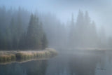 Grand Teton Lake Fog by Alan Majchrowicz. SKU 71205i. Archival Giclee Fine art print for wall decor.