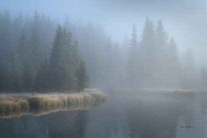 Grand Teton Lake Fog by Alan Majchrowicz. SKU 71205i. Archival Giclee Fine art print for wall decor.