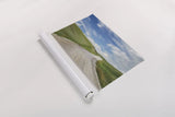 Gravel Road Near Choteau Montana I by Alan Majchrowicz. shown as a rolled paper print. Available as archival giclee rolled canvas, fine art paper, or poster print. SKU 62460i.