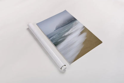 Gray Whale Cove by Alan Majchrowicz. shown as a rolled paper print. Available as archival giclee rolled canvas, fine art paper, or poster print. SKU 46107h.