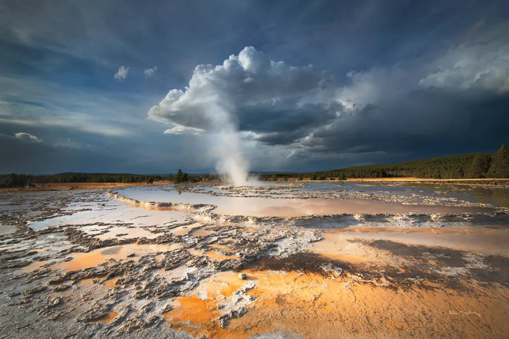 Great Fountain Geyser by Alan Majchrowicz. SKU 80843i. Archival Giclee Fine art print for wall decor.