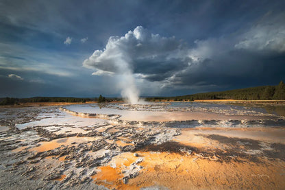 Great Fountain Geyser by Alan Majchrowicz. SKU 80843i. Archival Giclee Fine art print for wall decor.