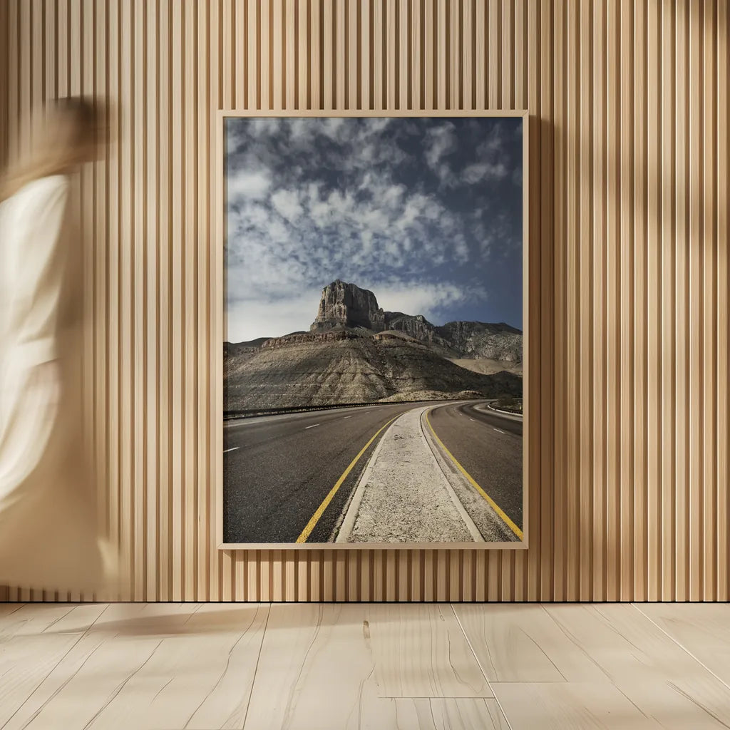 Guadalupe Mountains National Park by Alan Majchrowicz. shown as over sized large wall art. Available as an archival giclee rolled canvas, fine art paper, or poster print. SKU 84040h.