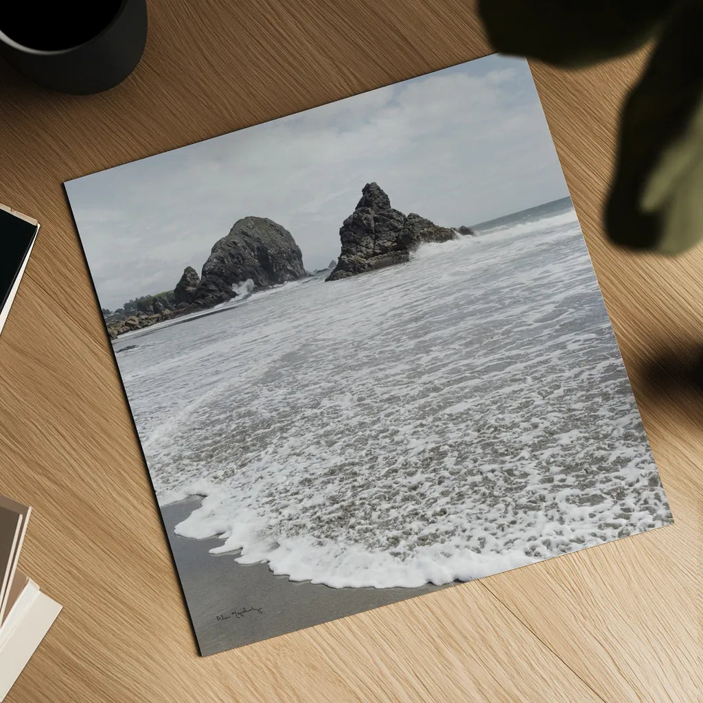 Harris Beach Oregon Crop by Alan Majchrowicz. Shown as a detailed flat fine art print, highlighting archival giclee quality. Available as an archival giclee rolled canvas, fine art paper, or poster print. SKU 36196a.