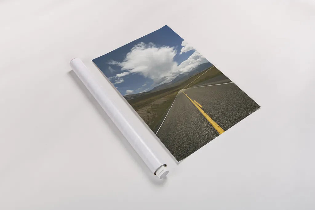 Highway 93 in Idaho by Alan Majchrowicz. shown as a rolled paper print. Available as archival giclee rolled canvas, fine art paper, or poster print. SKU 68096h.