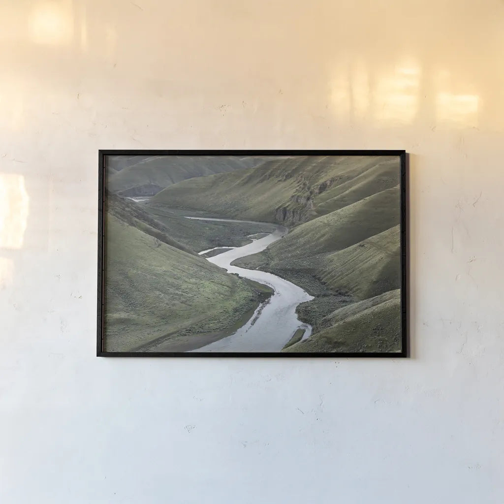 John Day River Oregon I by Alan Majchrowicz. shown as a paper print in a black flame. Available as a archival giclee rolled canvas, fine art paper, or poster print. SKU 63236i.